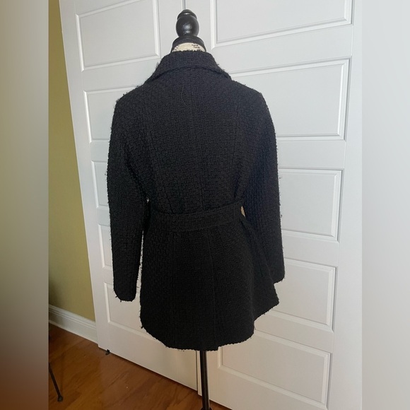 Calvin Klein Wool Blend Peacoat with Inside Pocket - Picture 5 of 9